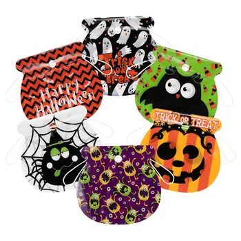 

Amosfun 72PCS Halloween Drawstring Goody Bags Gift Bags Candy Bags for Themed Parties and Trick or Treating