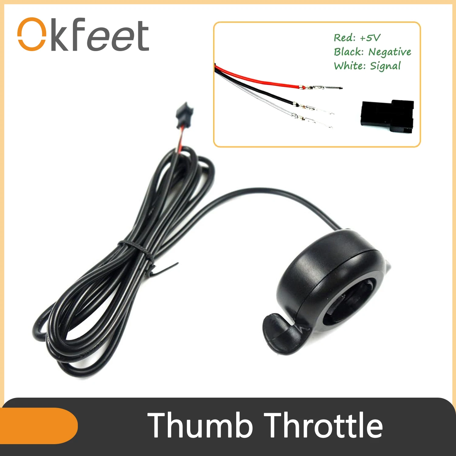 Okfeet Wuxing дроссельная заслонка для электрического велосипеда FT21X 130X большого