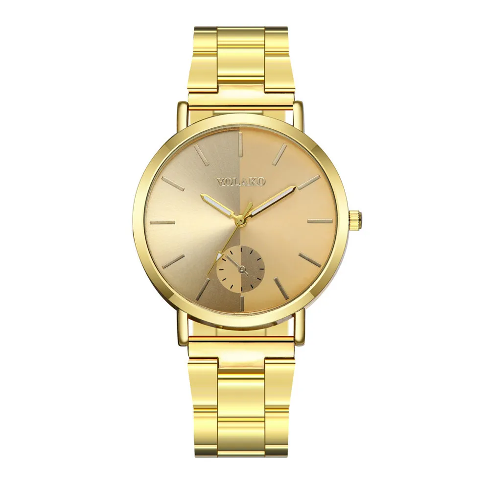 

New Style Minimalist Doctrine Measuring Surface Quartz Steel Belt MEN'S Watch Cross Border Hot Sales-Men Business Watch