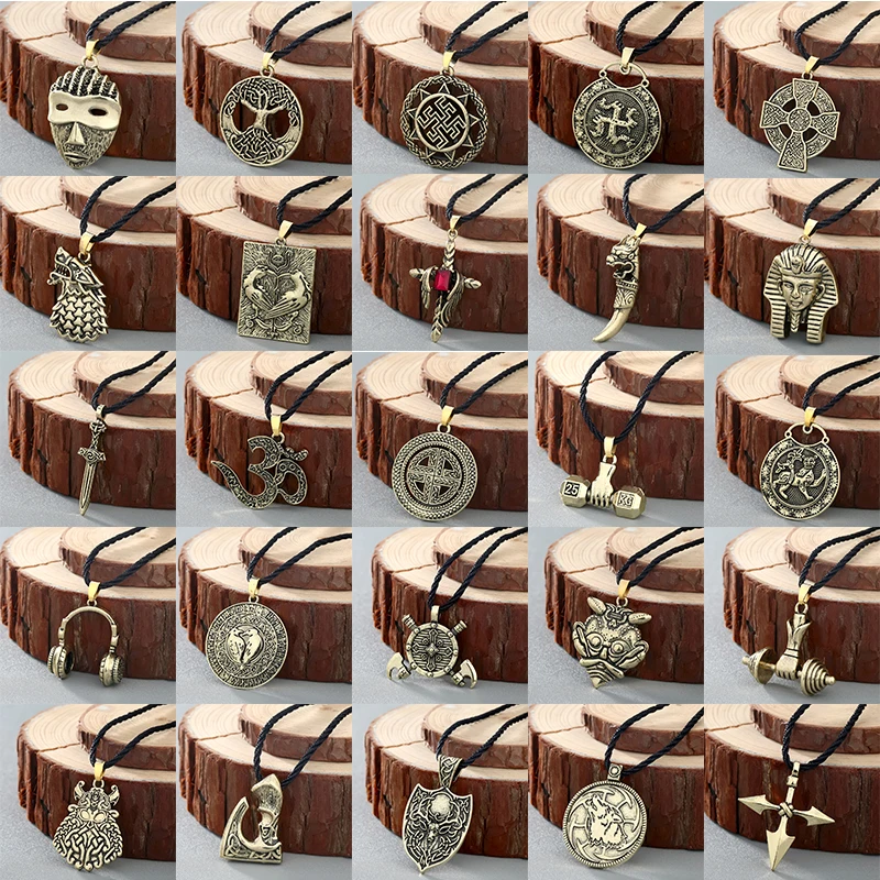 Chereda Viking славянские бусы топор древний миф птица винтажная цепь подвески