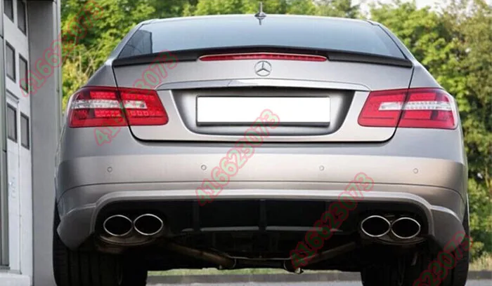 Подходит для Mercedes-Benz E W207 Coupe E200 E260 E300 E350 углеродного волокна задний спойлер заднее крыло