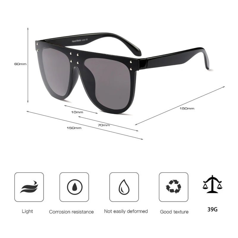 Женские солнцезащитные очки авиаторы с заклепками в стиле ретро|designer shades|fashion