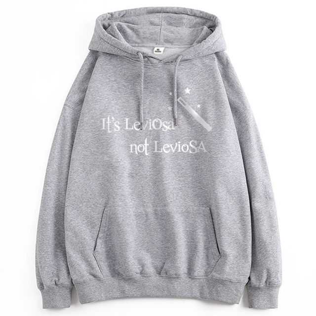 Leviosa Not Leviosa Woman Hoodies Fashion K-pop Pullovers 2021 New Autumn Casual Sweatshirts Hip Hop Polyester Clothing