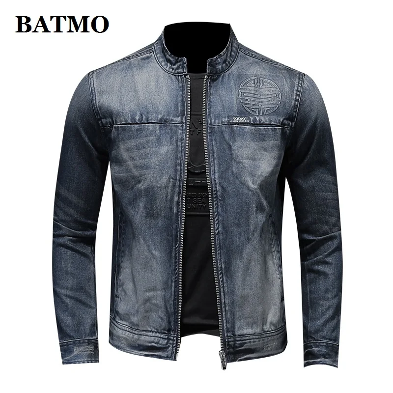 

BATMO 2023 new arrival high quality casual denim jackets men,men's casual jackets,plus-size M-4XL H0663