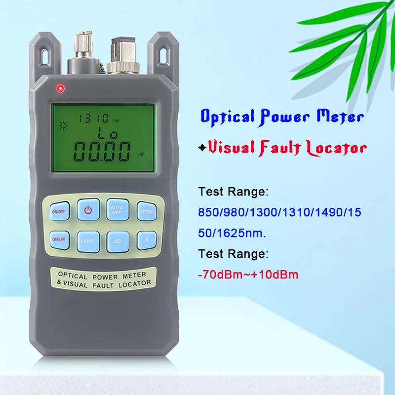 OUTEST оптоволоконный измеритель мощности + визуальный локатор ошибок 10 мВт 2 в 1