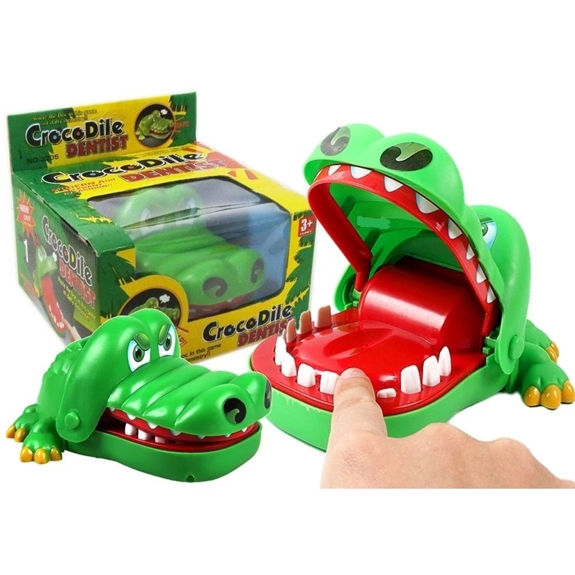 Children Gift Crocodile Mouth Dentist Bite Finger Toy Crocodile Pulling Teeth Usually Bar Games Toys Kids Funny Toy