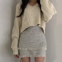 Элегантные женские теплые мягкие свободные рукава летучая мышь повседневные толстые ленивые Стиль Осень Зима Милые трикотажные пуловеры свитер Мода