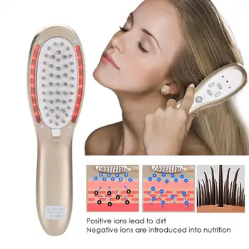 

Electric Scalp Photon Ion Massage Comb Hair Growth Device Hair Stimulating Massager