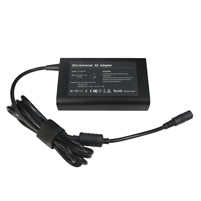 Chargeur de voiture pour ordinateur portable, adaptateur d'alimentation  portable, USB, DC, AC, IBM, Lenovo, Acer, HP, DELL, ASUS, SONYSamsung,  1x90W, 65W, 45W, 19V, 20V - AliExpress