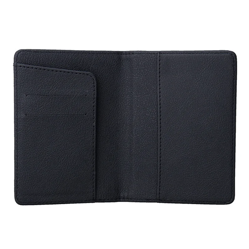 New Solid Color Travel Passport Holder Cover ID Card Ticket Pouch Bag Protector PU Leather Credit Card Red Blue Bags Cover