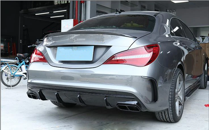 CLA45 диффузоры с 4 выходными наконечниками, задние наконечники, запасные части для Mercedes w117 C117 X117 2013