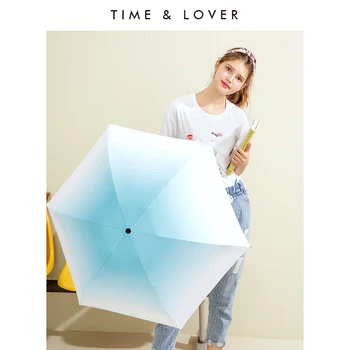 

Fashion Transparent Plastic Umbrella EVA Sun Umbrella White Parasol Female Sunshade Guarda Chuva Dome Umbrella Carbon Fiber E7