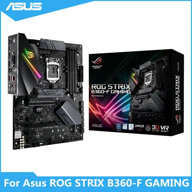 $US $237.19  For Asus ROG STRIX B360-F GAMING Desktop Motherboard Intel B360 Chipset Socket LGA 1151 For Asus RO