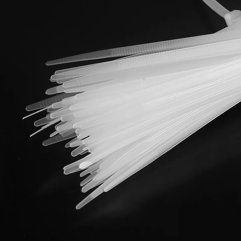 100pcs Cable Tie Self-locking Plastic Nylon Organiser Fasten Cable Wire
