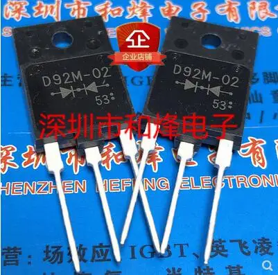 

Free shipping 50PCS D92M-02 ESAD92M-02 TO-3PF 200V 20A