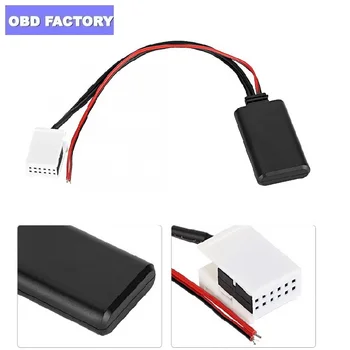 

12V 12-Pin Car Bluetooth Audio Cable Vehicle Bluetooth AUX Module Fit for MCD RNS 510 RCD 200 210 300 310 500 510 Radio Stereo