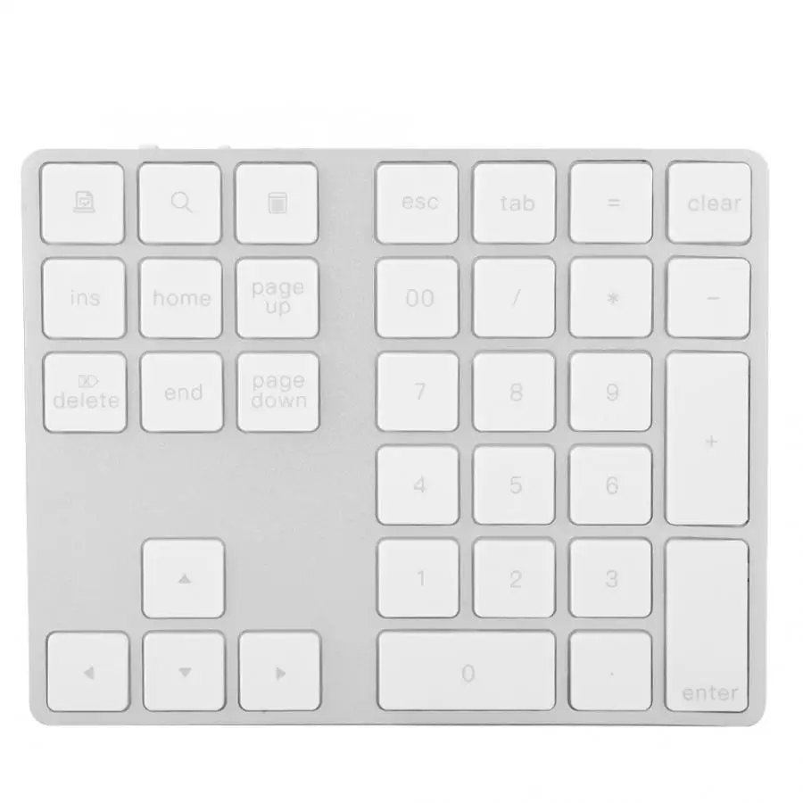 BT308 34 клавиши мини Перезаряжаемые Numpad беспроводная цифровая клавиатура маленькая клавиатура цифровая клавиатура