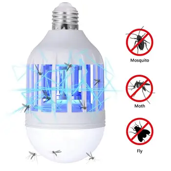 

2-in-1 New LED mosquito killer lamp LED bulb for domestic lighting Bug Zapper trap lamp insect Anti mosquito repellent light