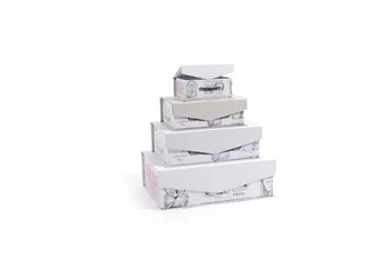 

Bosphorus Box Set of 4, Italian Design, France Breeze, Rectangular Cover Model