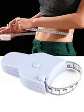 

150cm/60 Inch Household Fitness Waist Measure Body Fat Weight Loss Body Waist Chest Legs Measuring Easy Read Lock Portable