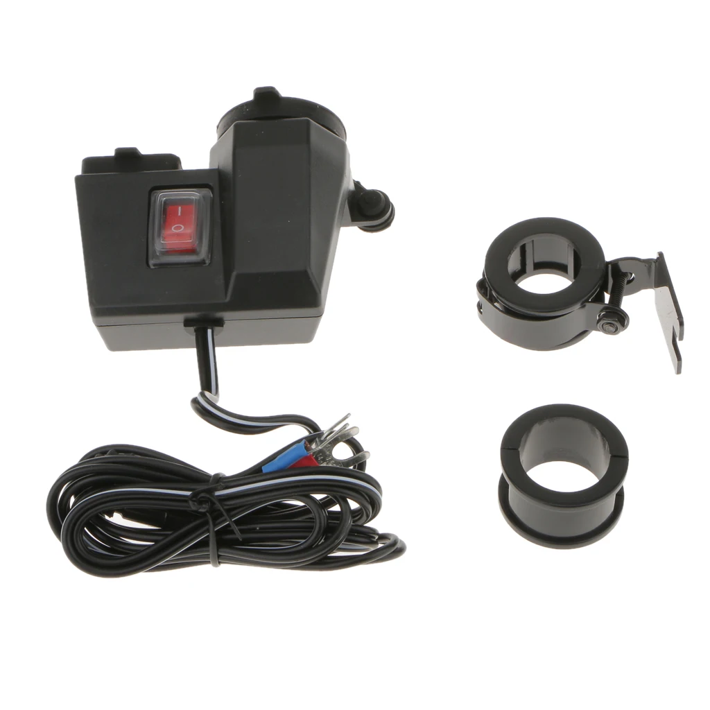 12V usb-прикуриватель, стилизованный под ручку Водонепроницаемый Мощность Порты и разъёмы розетка в байкерском стиле
