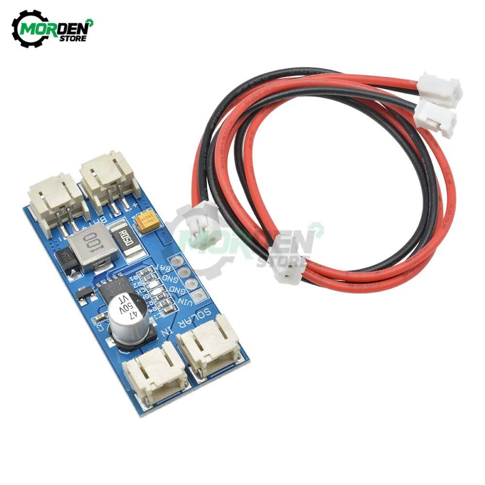 

CN3791 MPPT Solar Charge Controller Board 3.7V 4.2V 2A 1 Cell Lithium Battery Charging Module 6V 9V 12V 2-Pin JST Connectors