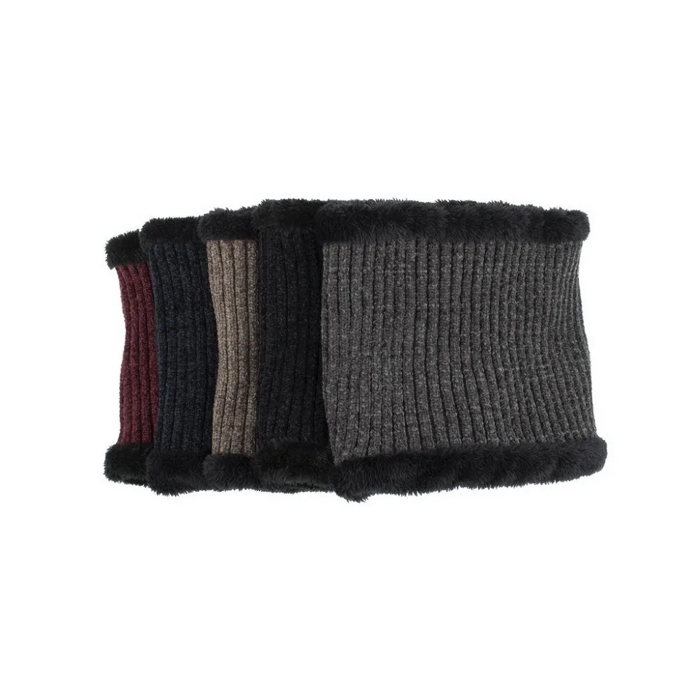 Beanies, зимняя шапка, мужская шапка, зимняя шапка, одноцветная шапка с воротником, набор, плюс бархат, толстая вязаная шапка и глушитель, шапка бини, Muts#2O21