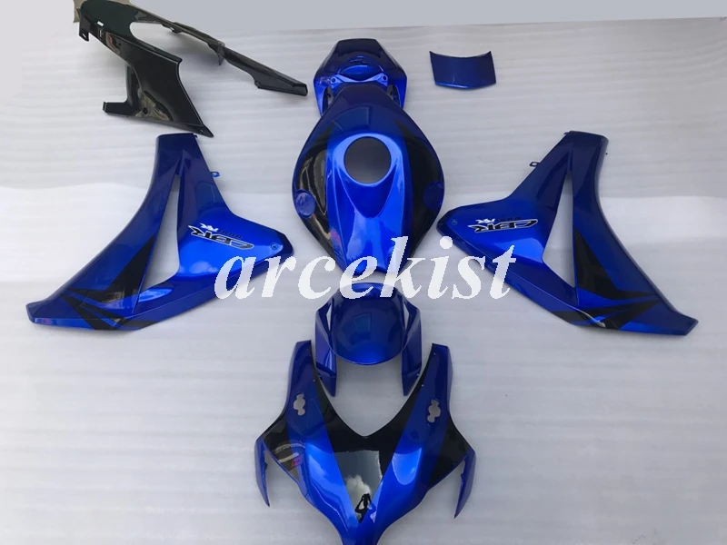 Литьевая Форма ABS мотоцикл обтекатель комплект Подходит для Honda CBR1000RR 08 09 10 11 2008 2009 2010 2011 тела набор холодный синий черный