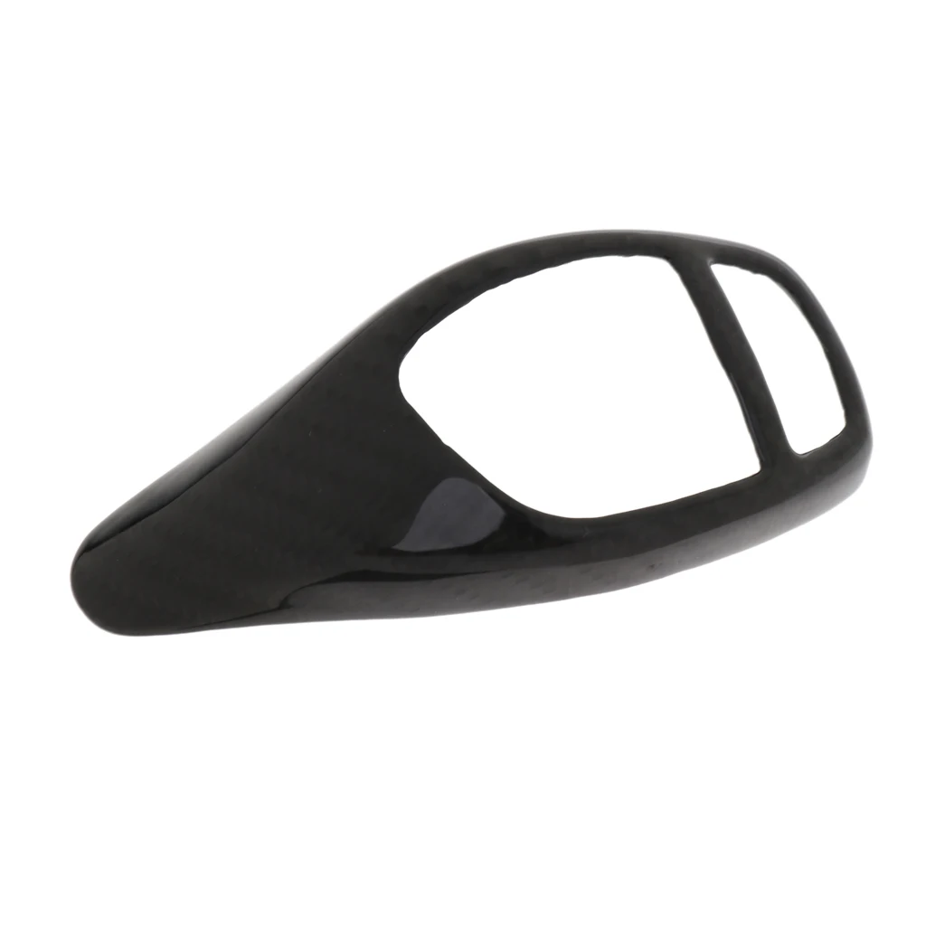 Car Carbon Look Shift Knob Stick Cover for BMW 1 2 3 4 5 Series