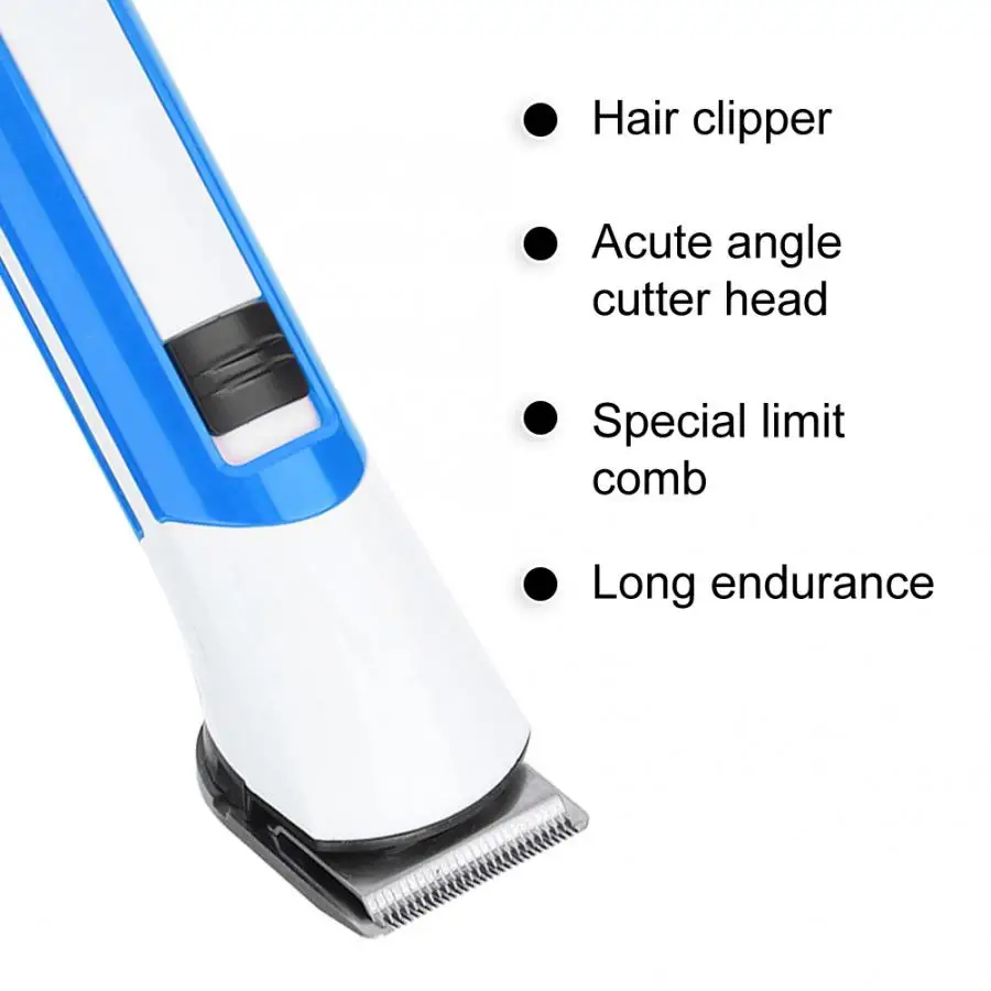 Профессиональные аксессуары парикмахер перезаряжаемый электрический триммер для стрижки волос режущий станок парикмахерский инструмент EU Plug