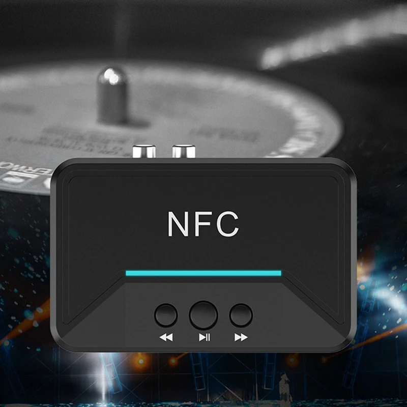 Bluetooth приемник NFC/USB диск музыка чтение стерео беспроводной адаптер 3,5 мм AUX/RCA Автомобильный Динамик Bluetooth аудио приемник