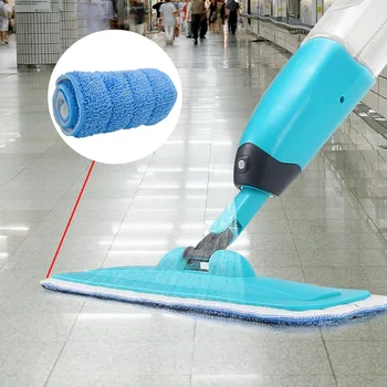 

5pcs Dual-use Wet Dry Mop Head Replacement Cloth Microfiber Reusable Mop Pad Cleaning Tool