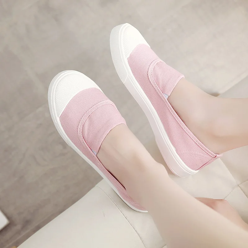 

2018 Summer New Style White Shoes Korean-style Versatile Casual Shoes Breathable Students Harajuku Ulzzang Canvas Shoes Women's