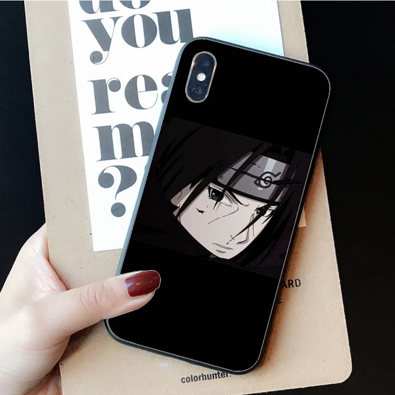 A12 MaiYaCa Аниме Наруто Итачи DIY красивые аксессуары для телефонов Чехол для iPhone 5 5Sx 6 7 7plus 8 8Plus X XS MAX XR 11pro max - Цвет: A12