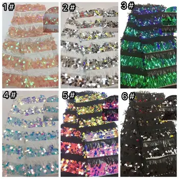 

Good Quality French Sequins Lace Fabric With Gold Line Embroidery Purple Tulle Lace Fabric For Dress Sewing Material 5 Yards