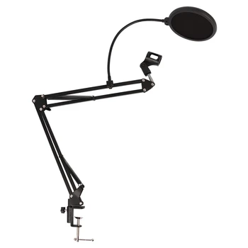 

Adjustable Microphone Stand with Blowout,Microphone Suspension Boom Scissor Arm Stand for Samson Blue Yeti Snowball