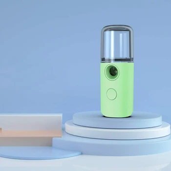 

Portable Nano Water Replenishing Humidifier USB Charging Handheld Spray Humidifier Suitable for Office Travel Green
