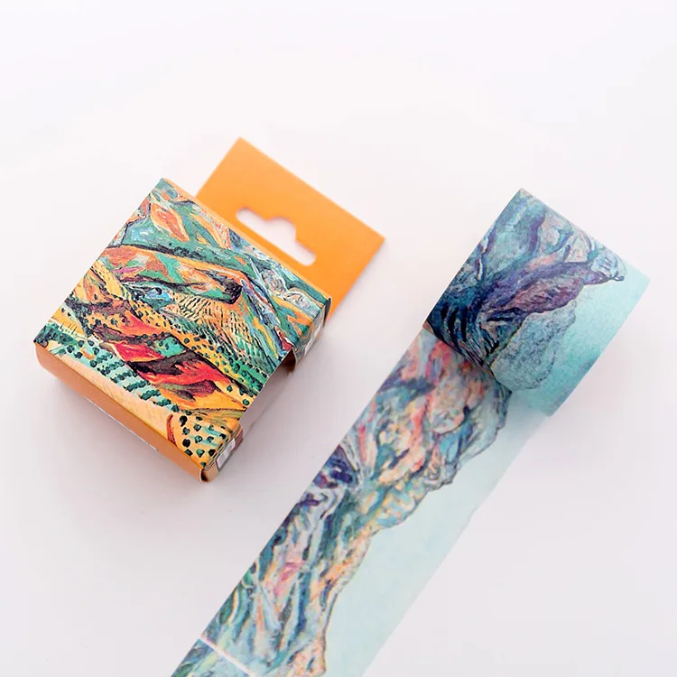 Декоративный японский васи ленты DIY маскировки ленты мультфильм Скрапбукинг наклейки 7 метров длиной - Цвет: 40mm  wide  E
