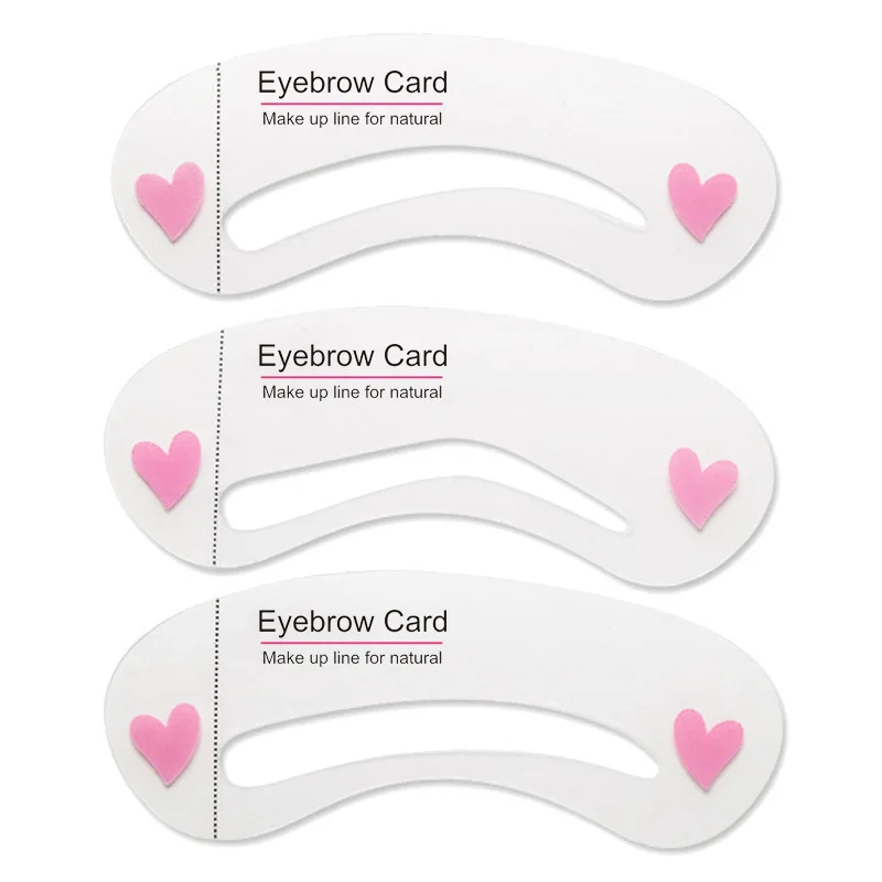 Boquanya многоцелевой Thrush Card A-line трафарет для бровей Thrush Aid Rapid Thrush отправлено ленивый инструмент для красоты бровей
