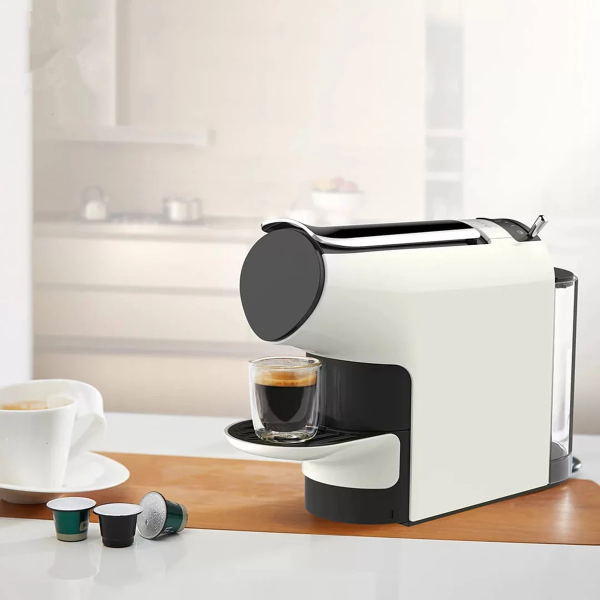  Scishare Capsule Espresso Coffee Machine Automatically Extraction 9 Level High Pressure Electric Co