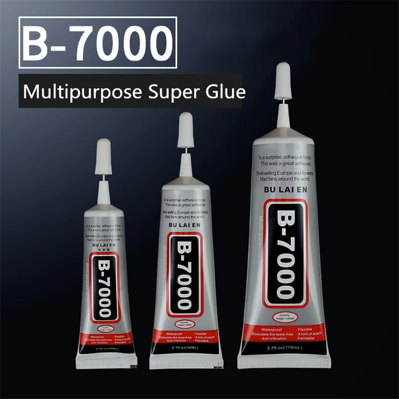 

1Pcs Top quality 25ml B-7000 Liquid Glue Multipurpose Adhesive DIY Jewelry Rhinestone Crafts Nail Gel Fix Phone Screen Glass