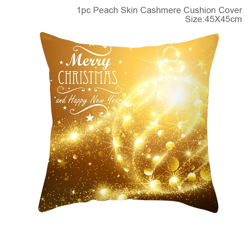 cushion cover 15 Merry Chistmas Рождественский Чехол на подушку украшения для дома Рождественские украшения подарки на год Рождество Navidad Neol - Цвет: cushion cover 15