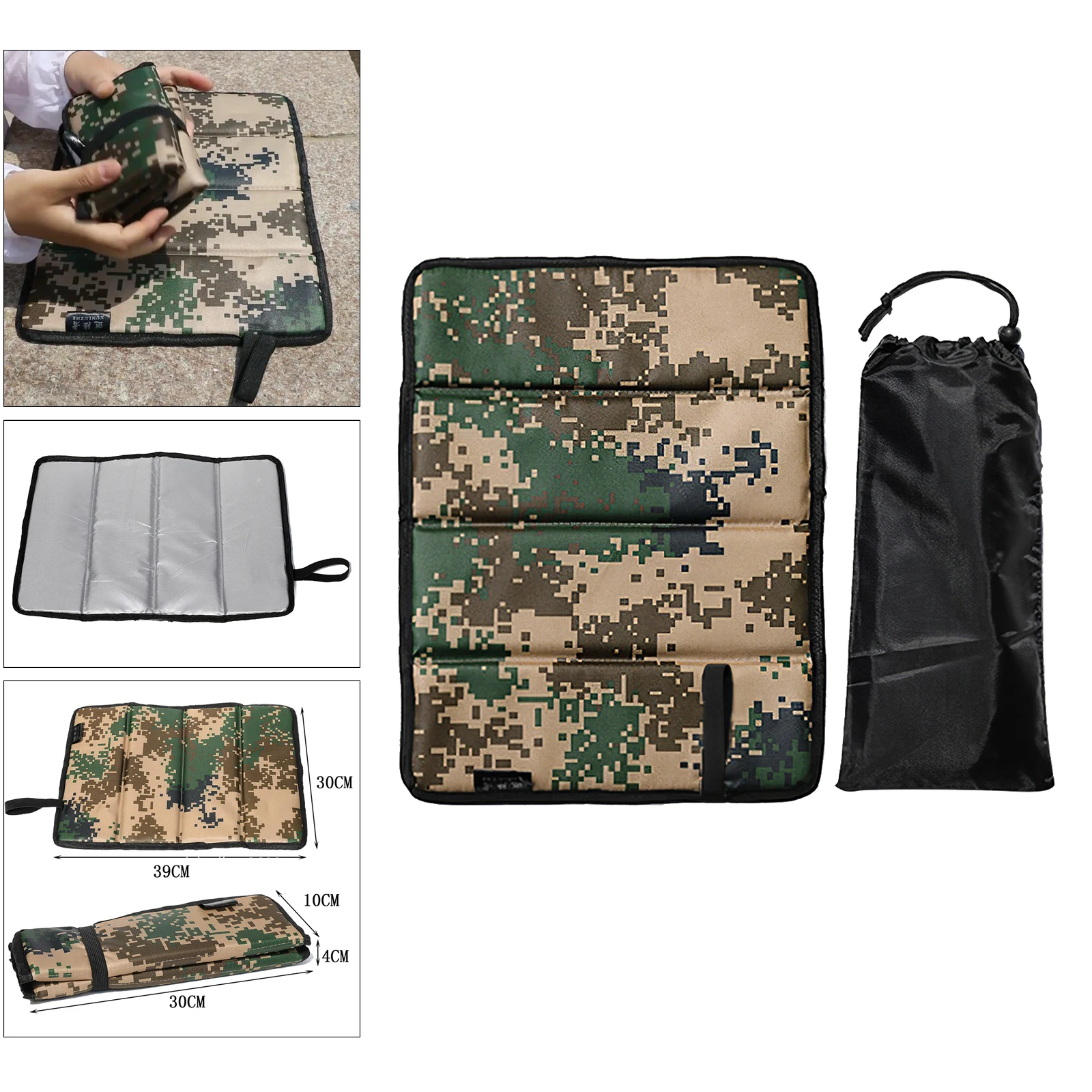 Waterproof Moisture-proof Folding Foam Pad Mat Cushion Seat Bleacher Stadium Football,Portable Lightweight Pet Blanket Seat Pad 2