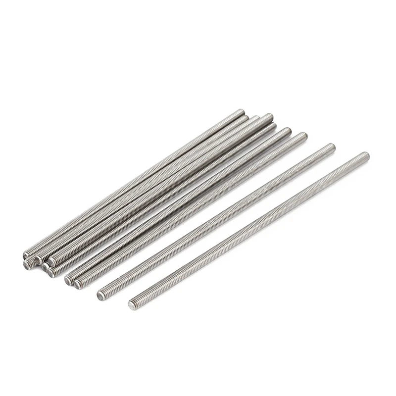 

Promotion! M6 x 180mm 304 Stainless Steel Fully Threaded Rod Bar Studs Fasteners 10 Pcs
