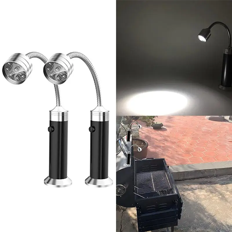 2 шт. 9LED барбекю гриль Фонари супер яркий открытый светильник с магнитным