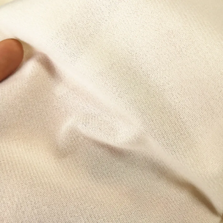 Width 145cm Light Khaki Doll Skin Fleece Fabric For Sewing Patchwork Quilting