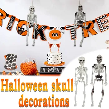 

Halloween Skeleton 40cm Human Model Halloween Model Thriller Bar Atmosphere Toy Halloween Party Prop Decoration Toy Gifts
