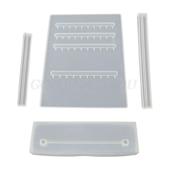 

Jewelry Display Rack Epoxy Mold DIY Resin Silicone Mould Casting Crafts Earring Making Handmade Tools Set Drop Shipping