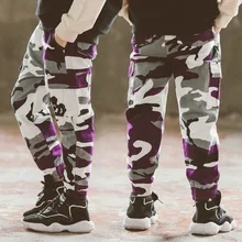 Г. Новая стильная весенняя одежда камуфляжный комбинезон в Корейском стиле для мальчиков весенне-осенние штаны для больших мальчиков повседневные брюки для мальчиков
