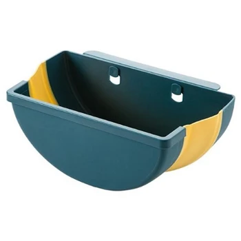 

Large Foldable Kitchen Trash Plastic Storage Box Organizer for Kitchen Accessories Storage Basket Kitchen Storage Box/Rack Shelf